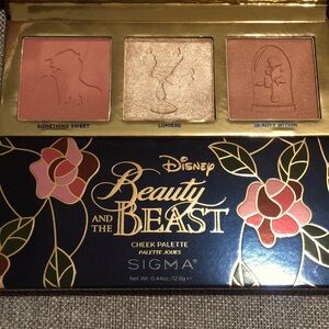 Brand new!!! Disney Beauty and the Beast SIGMA Cheek Palette